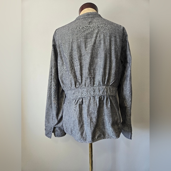 EILEEN FISHER lightweight Denim Blazer Jacket. Size Medium - Picture 6 of 12